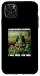 Coque pour iPhone 11 Pro Max Cupcake vert Trump pour la Saint-Patrick, une fierté irlandaise patriotique amusante