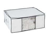 WENKO Boîte de Rangement Vacuum Soft Box L Blanc