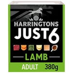 Harringtons Just 6 Complete Grain Free Hypoallergenic Lamb & Veg Wet Adult Dog Food 380g (Pack of 8) - In A Tasty Gravy