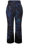 Ulla Popken Femme Grandes Tailles Pantalon Technique de Ski, matière déperlante et Bande à Scratch pétrol 52 822317750-50