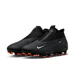 NIKE Men's Phantom Gx Academy Df Fg/Mg Sneaker, Black Summit White Dk Smoke Grey, 7.5 UK