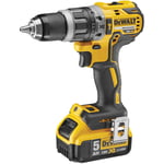 DEWALT DCD796P1 Combi Drill 18V XR Brushless Compact L-Ion 1x 5.0Ah Battery