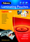 FELLOWES Laminating Pouches Capture 125 micron - 100 - 83 x 113 mm - lamineringspunger