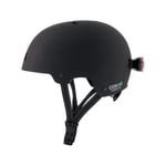 Cosmo Connected - Cosmo Evasion - Casque Intelligent Vélo et Trottinette Taille Adulte, Homme et Femme - Détection des Chutes, Feux de Freinage Automatiques - Matte Black, S/M