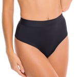 Comfy Ghost Black High Waist String Performance - 3XL