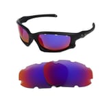 NEW POLARIZED REPLACEMENT LIGHT RED LENS FOR OAKLEY SPLIT JACKET SUNGLASSES