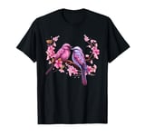 Valentine's Birds on a branch Bird-Watching Feed the birds T-Shirt