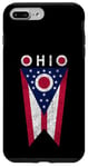 Coque pour iPhone 7 Plus/8 Plus State of Ohio Burgee Flag -- The Buckeye State