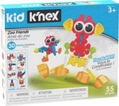 Kid K'NEX Zoo Friends Building Set 30 Model Kids Craft Set with 55 Pieces Educa