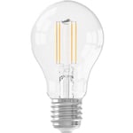 Ampoule LED E27 - CALEX - STANDARD A60 - Filament droit - 7 W - 806 lm - 2700 K - Intensité variable - Transparent