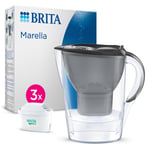 BRITA Marella Water Filter Jug Graphite 2.4L + 3x MAXTRA PRO All-in-1 Cartridges