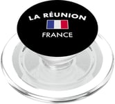 La Réunion France Drapeau Français PopSockets PopGrip pour MagSafe