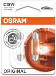 Osram Original - Lyspære C5W 5W 12 V 2-pakning