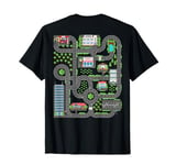 Kid Play Cars On Dad Back Race Track Mat Fathers Day T-Shirt