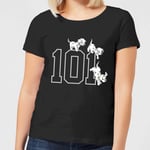 T-Shirt Femme 101 Dalmatiens Disney - Noir - M