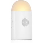 Memkey - Veilleuse led avec Détecteur de Mouvement, (1 pièce) Lampe de Nuit Rechargeable usb, Veilleuse à Capteur de Lumière, Lampe de Placard