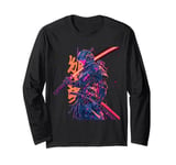 Robot Samurai Warrior Japanese Samurai Ninja Long Sleeve T-Shirt