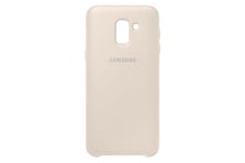 Samsung Galaxy J6 dual layer case suojakuori kulta