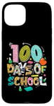 iPhone 15 Plus 100 Days Of School Teacher Kids Happy 100th Days Of School Case