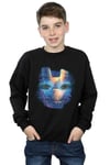 Iron Man Distressed Head Sweatshirt