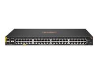 HPE Aruba Networking CX 6100 48G Class4 PoE 4SFP+ 740W Switch - Commutateur - C3 - Géré - 48 x 10/100/1000 (PoE+) + 4 x 1 gigabit/10 gigabit SFP+ (liaison montante) - flux d'air côte à côte -...