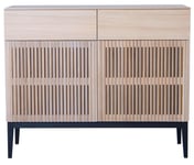 Gradino Sideboard 120cm Vitoljad/Svart