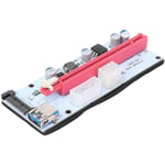 10 PièCes VER008S Molex 4Pin SATA 6Pin PCIE PCI-E PCI Express Riser Card 008S Adaptateur 1X à 16X USB3.0 Extender Mining Miner