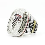 Bague Europe Et Amérique pour Homme, Bague de Championnat Atlanta Falcon 2016, Réplique du Championnat du Monde pour Cadeau de Bijoux pour Petit Ami,with Box,13