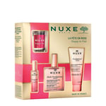 Nuxe - Coffret La Fête En Rose Huile Multi-fonctions, Parfum, Gel Douche & Bougie