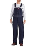 Dickies Men's 83294nb Overalls and Coveralls Workwear Apparel, Indigo Rigid, 42W 30L UK