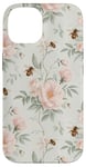 Coque pour iPhone 14 Rose florale esthétique