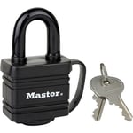 Masterlock Cadenas à clé - 40 mm avec couverture thermoplastique