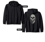 The dance of Death, Danse Macabre Skull, Halloween Zip Hoodie