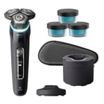 Philips Shaver series 9000 - Elektrisk rakapparat för våt- och torrakning - S9976/63