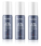 3x Goldwell Stylesign ULTRA VOLUME Double Boost Intense Root Lift Spray (3x50ml)