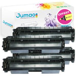 4 Toners cartouches type Jumao compatibles pour HP LaserJet Pro M203dw, Noir