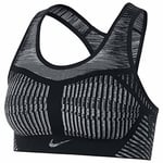 Nike AJ4047-014 FE/NOM Flyknit Bra Sports Bra Women's Black/White Size XL
