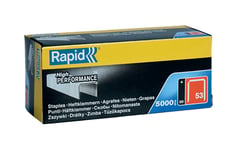 Rapid 11858810, Klammerpaket, 1 Cm, 5000 Häftklamrar, R53, R253, R353, R453, Ms2.1, Ms4.1, Alu610, Alu753, Alu853, Alu953, E100, Esn530, Btx530, R553,..., 50 Mm, 121 Mm