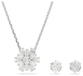 Swarovski 5691486 Idyllia Necklace and Earring Set Snowflake Jewellery