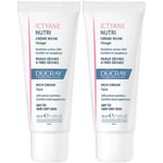 Ducray ICTYANE NUTRI Crème Riche Visage 2x40 ml