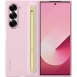 Samsung Galaxy Z Fold6 Slim S-Pen Case -skyddsfodral och penna, rosa