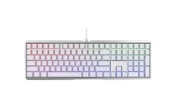 CHERRY MX-Board 3.0 S - Clavier - backlit - USB - QWERTZ - Allemand - commutateur : CHERRY MX Silent Red - blanc