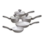 Prestige 5 Piece Earth Pan Set Non Stick Induction and Dishwasher Safe Cookware