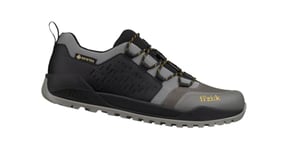 Fizik Terra Ergolace GTX Flat Chaussures de Cyclisme Tout-Route Unisexe Gris/Noir 48 EU, Noir/Gris, 47 EU