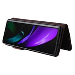 Yhteensopiva Samsung Galaxy Z Fold2 5g lompakkokotelon Premium Pu-nahkaisen jalustan kanssa