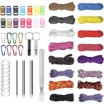 Paracord Set, Paracord 550 Nylon Cord Paracord Rep Multifunktion Inkluderar