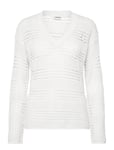 NOISY MAY Nmlaika L/S V-Neck Knit Fwd Vit