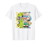 Rugrats Reptar Iconic 90's Retro Vintage Split Chest Poster T-Shirt