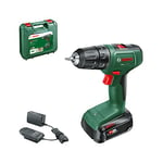 Bosch Home and Garden Perceuse-Visseuse sans fil EasyDrill 18V-40 (1 Batterie 2,0 Ah, Système 18 V, dans Coffret de Transport)