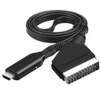 SCART till HDMI-omvandlarkabel 1080P/720P med USB kablar SCART I - Perfet